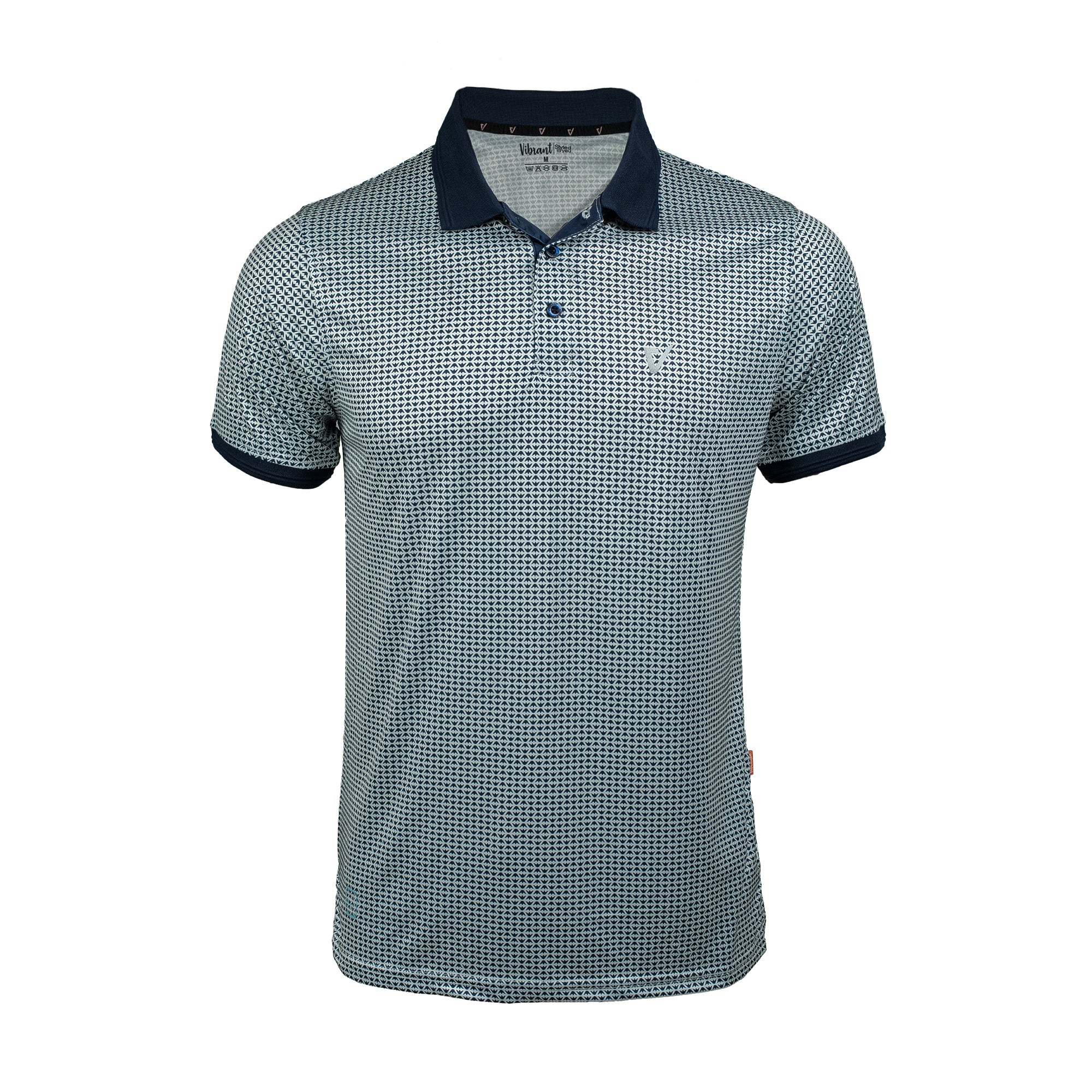 Vibrant Men's Max Cool Dry-Fit Sublimation Golf Polo Shirt - Stylish Performance Wear