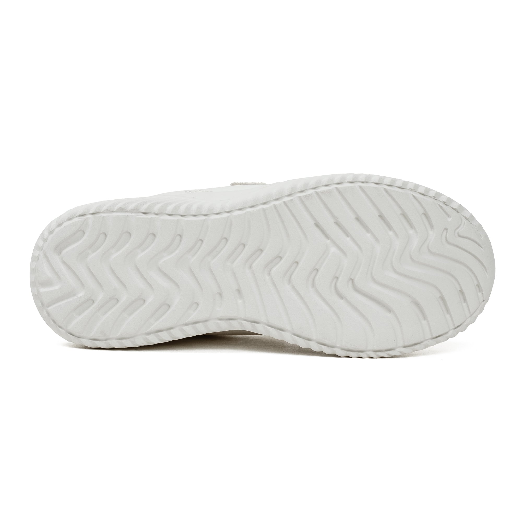 Kids' White Velcro School Sneakers | PU Upper with Phylon Outsole & Cushioned Insole