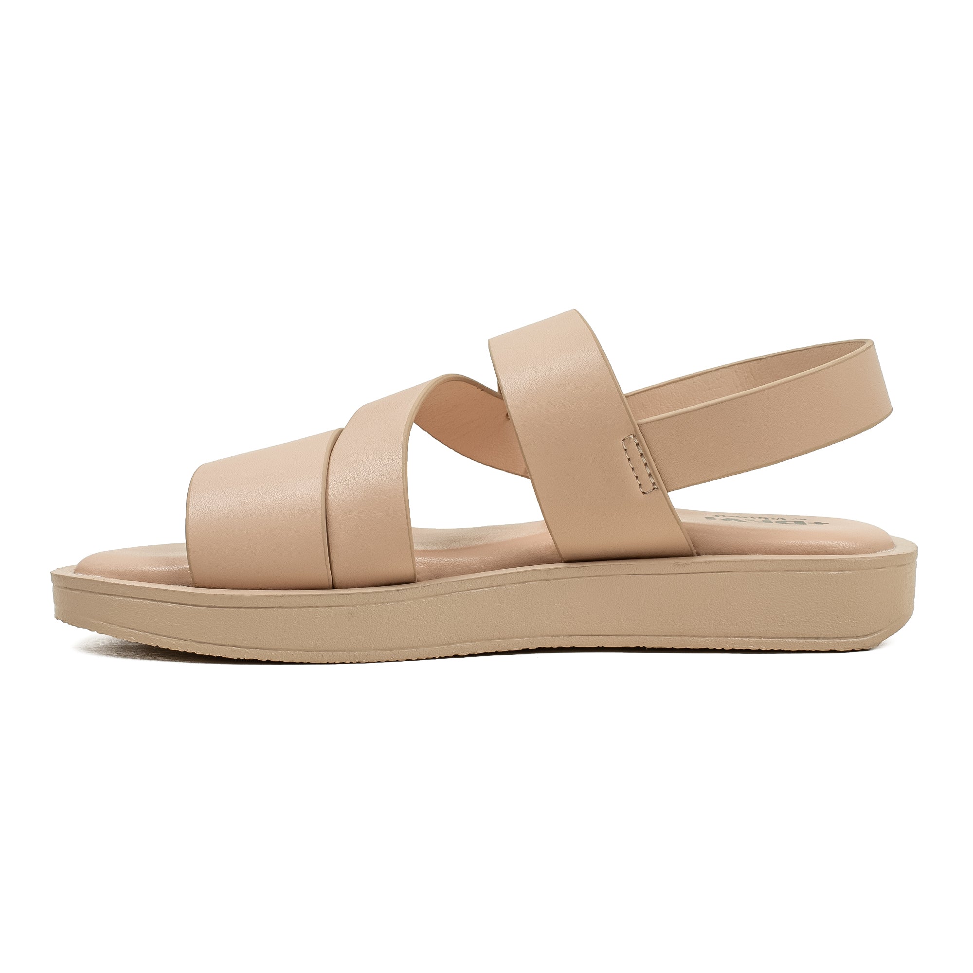 Ladies Dr. Vi Ultimate Comfort Beige Sandal | Stylish PU Upper with TPR Outsole and Cushioned Insole