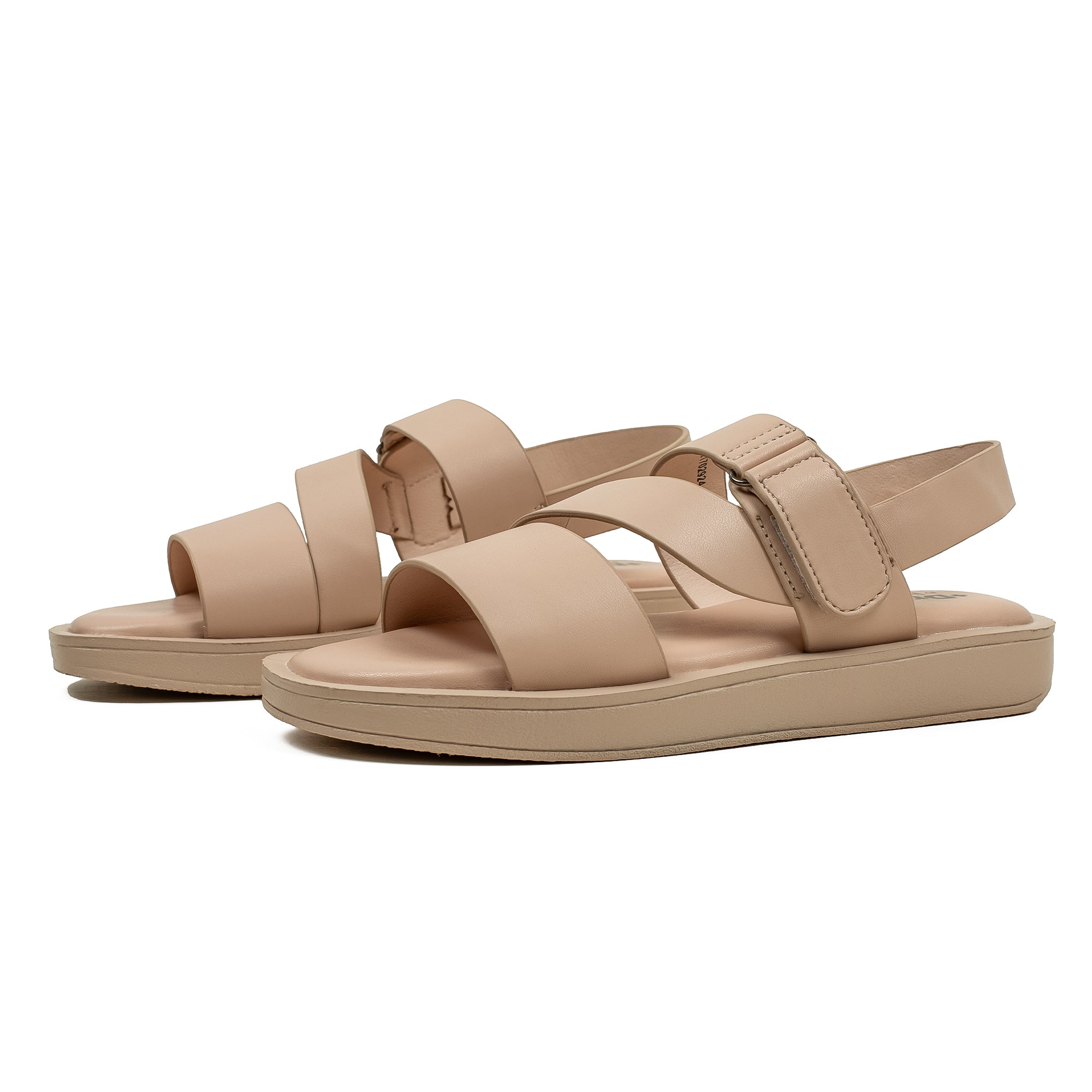 Ladies Dr. Vi Ultimate Comfort Beige Sandal | Stylish PU Upper with TPR Outsole and Cushioned Insole