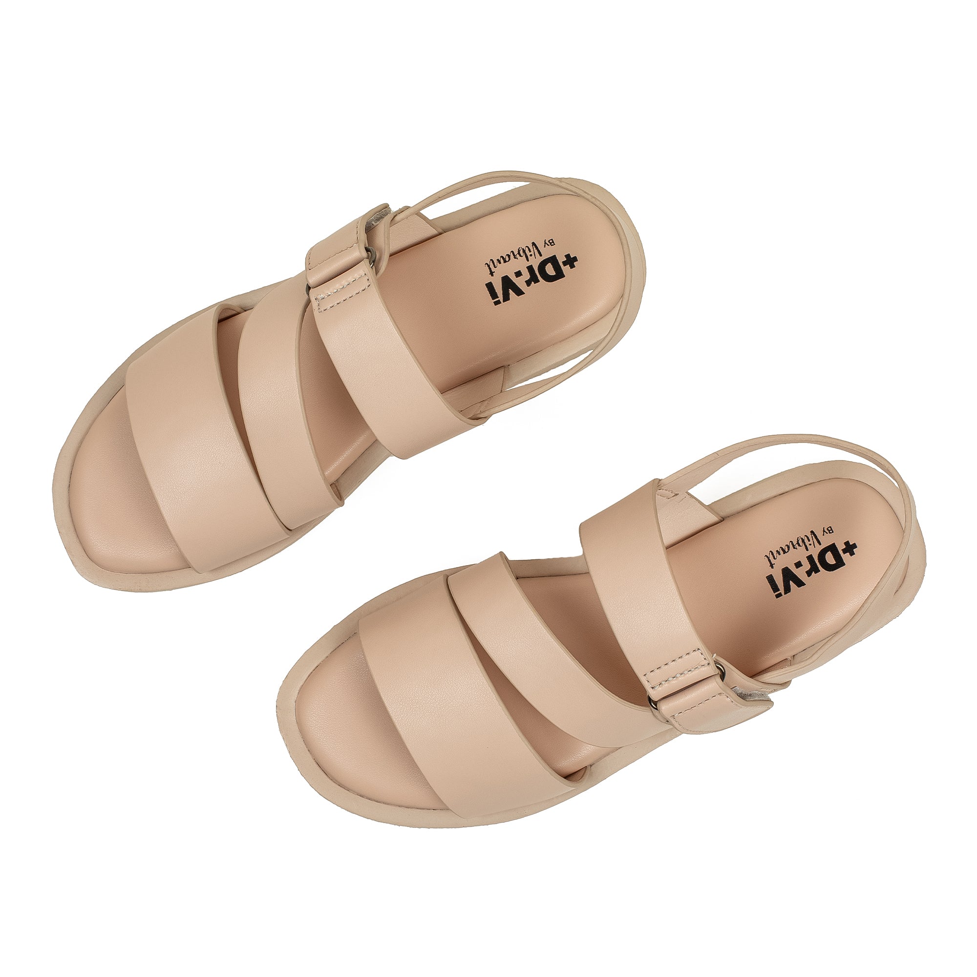 Ladies Dr. Vi Ultimate Comfort Beige Sandal | Stylish PU Upper with TPR Outsole and Cushioned Insole