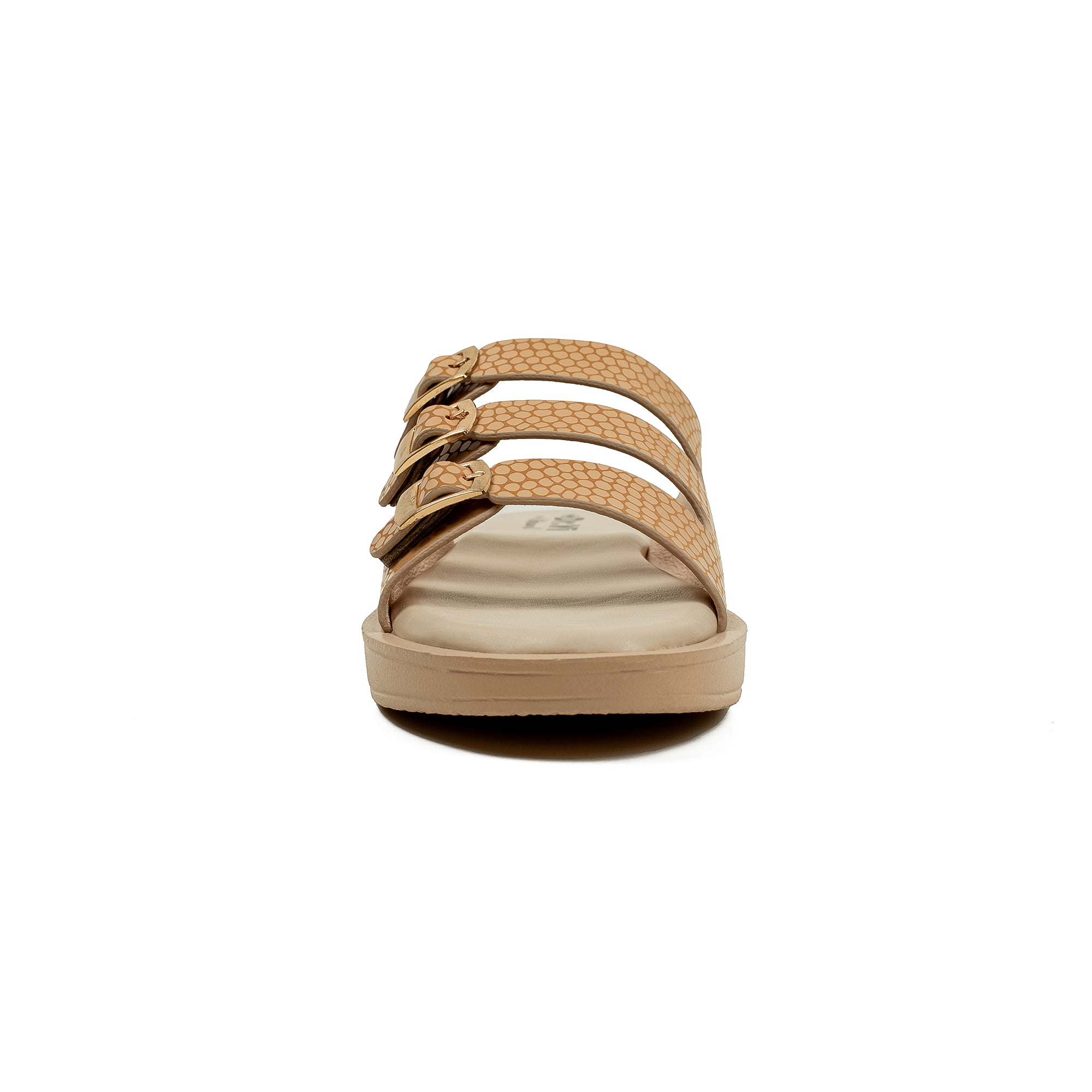 Ladies Dr. Vi Ultimate Comfort Beige Sandal | Stylish PU Upper with TPR Outsole and Cushioned Insole