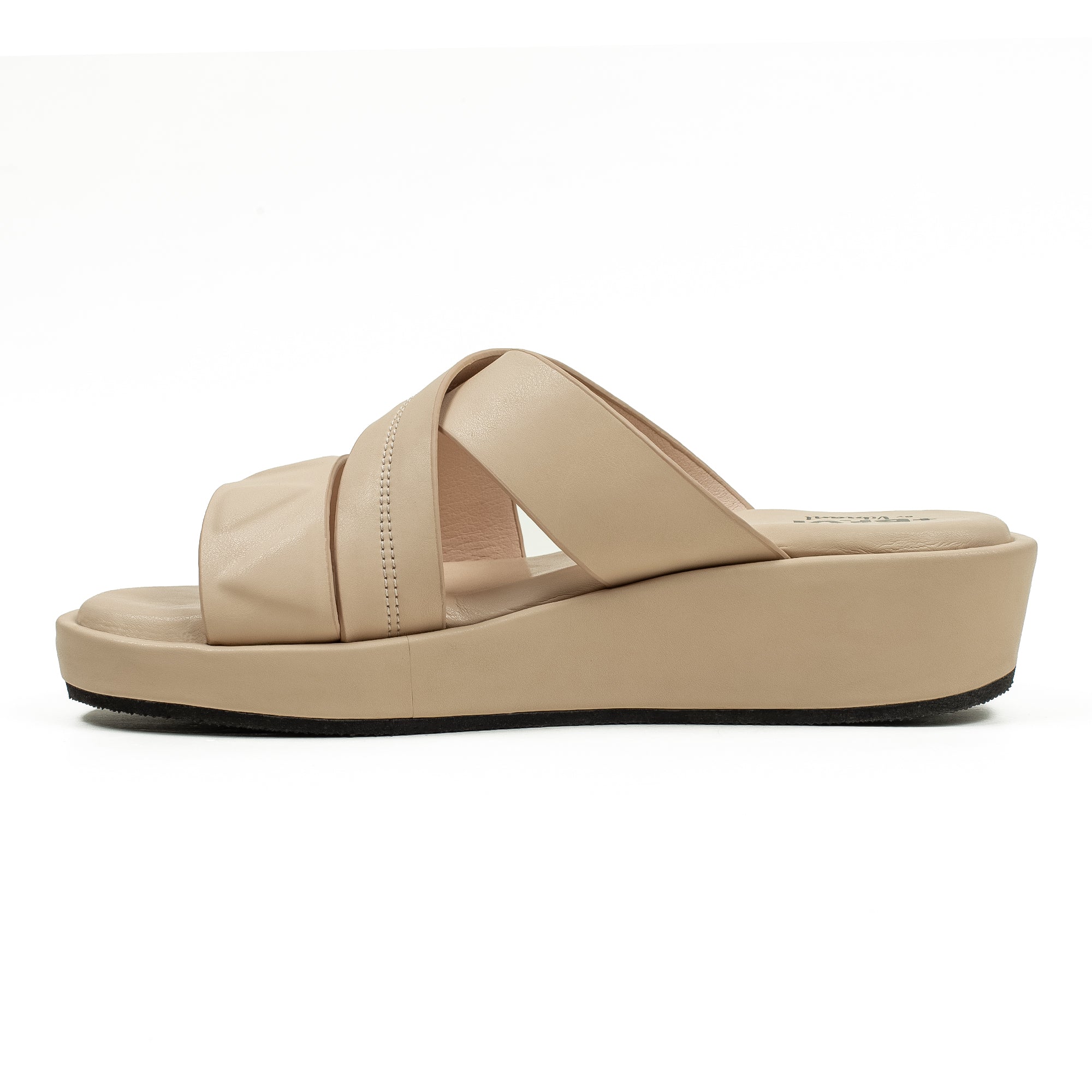 Ladies Dr. Vi Ultimate Comfort Beige Sandal | Stylish PU Upper with TPR Outsole and Cushioned Insole