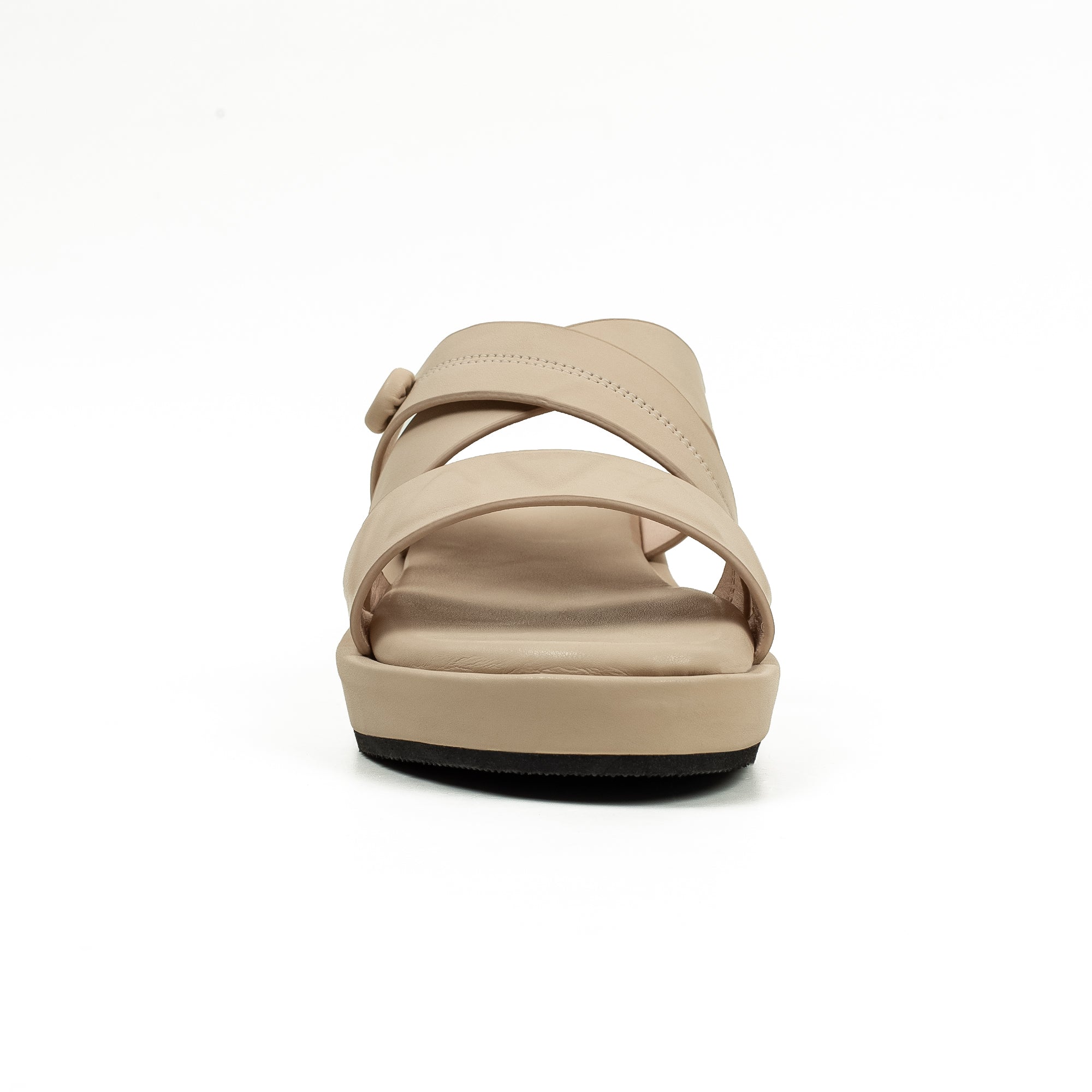 Ladies Dr. Vi Ultimate Comfort Beige Sandal | Stylish PU Upper with TPR Outsole and Cushioned Insole