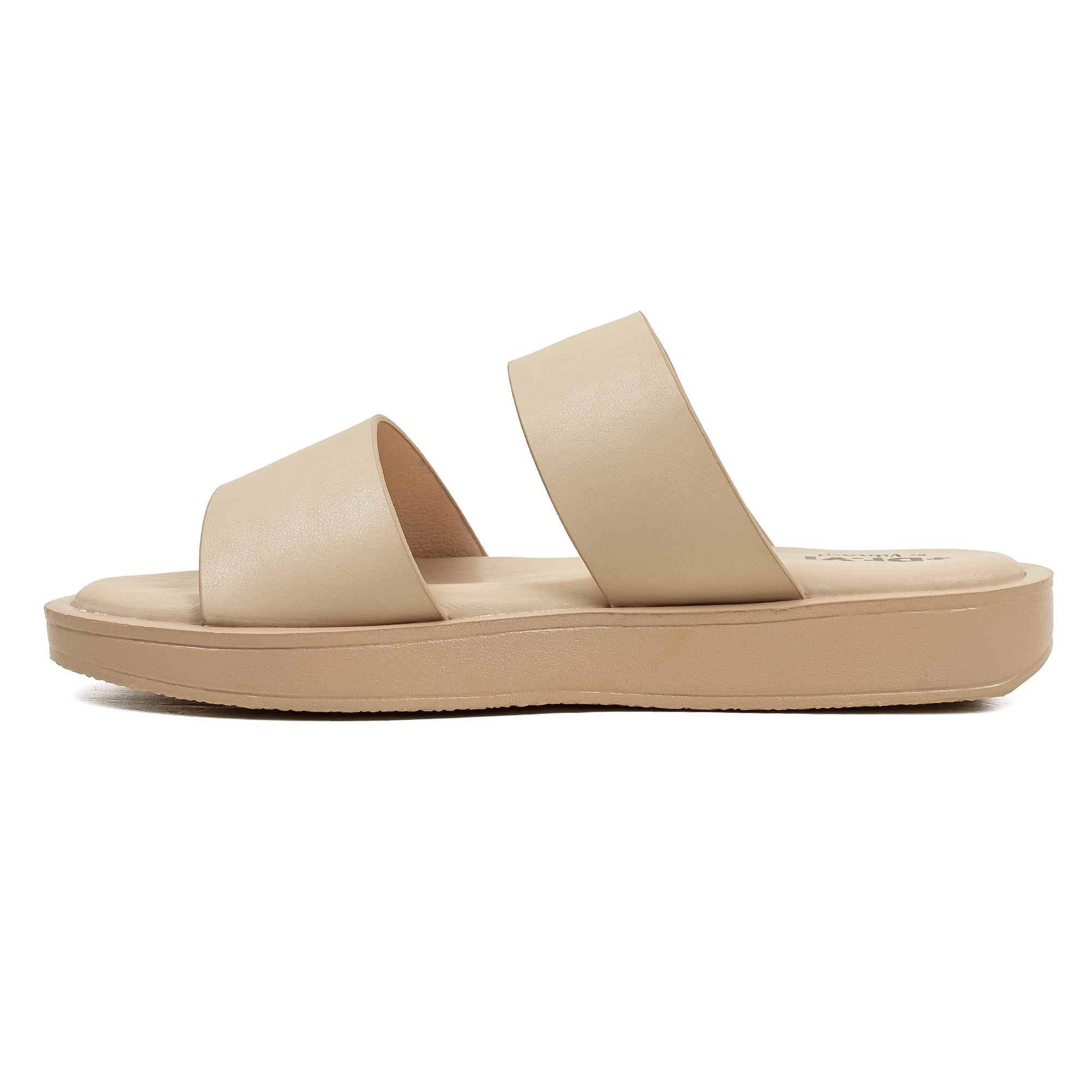 Ladies Dr. Vi Ultimate Comfort Beige Sandal | Stylish PU Upper with TPR Outsole and Cushioned Insole