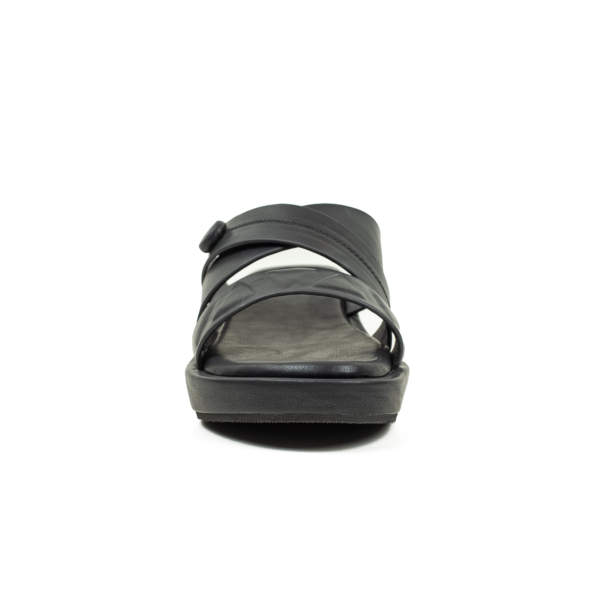 Ladies Dr. Vi Ultimate Comfort Black Sandal | Stylish PU Upper with TPR Outsole and Cushioned Insole