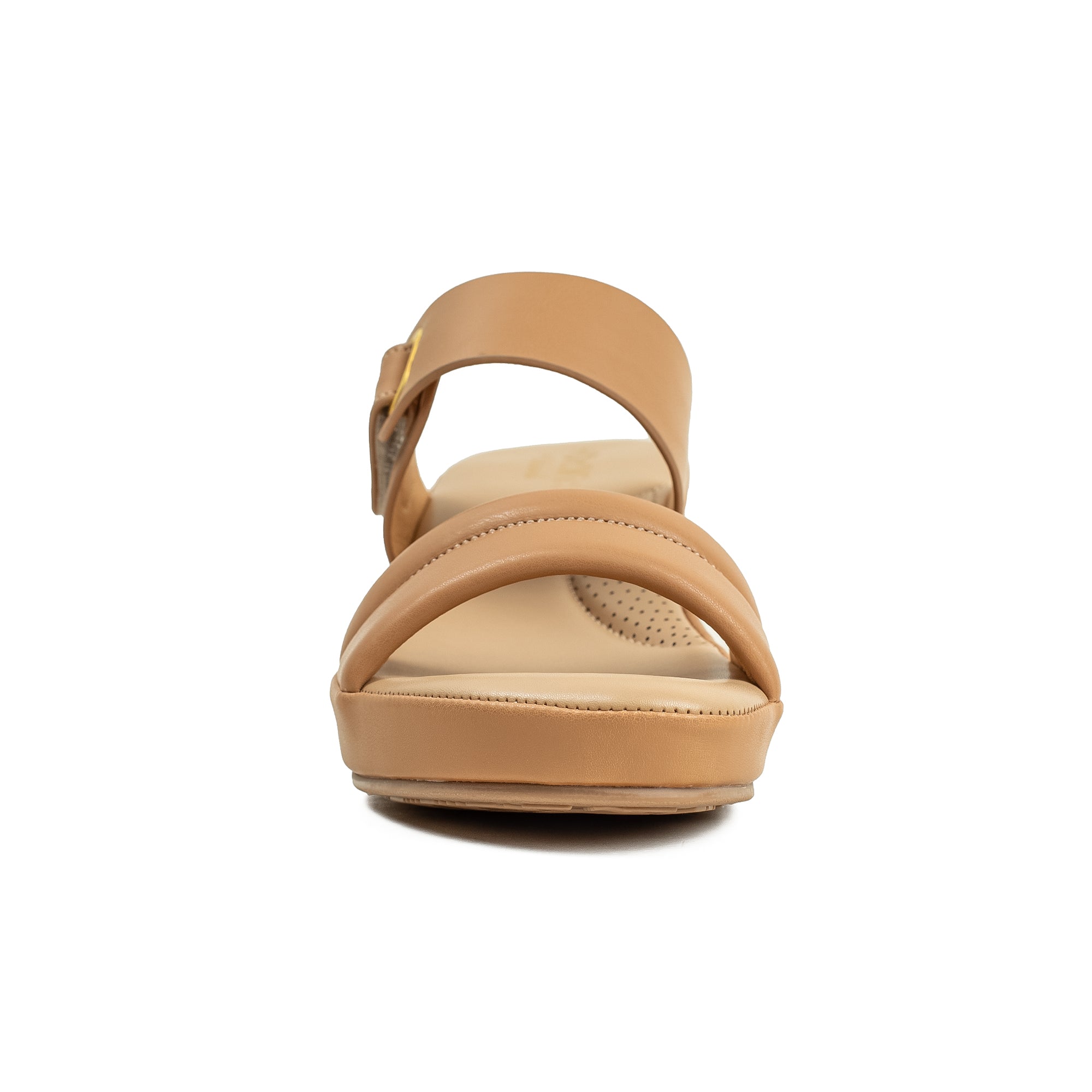 Vibrant Ladies’ Beige Wedge Heel Sandal – Dr. Vi Super Comfortable Fashion Sandal with PU Leather Upper & TPR Outsole