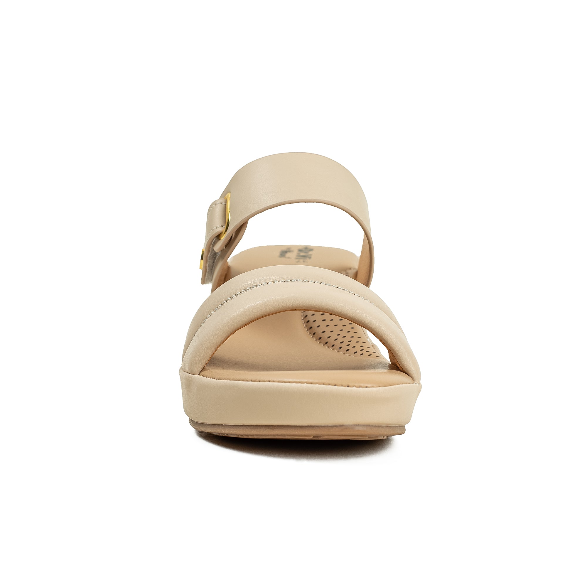 Vibrant Ladies’ Beige Wedge Heel Sandal – Dr. Vi Super Comfortable Fashion Sandal with PU Leather Upper & TPR Outsole