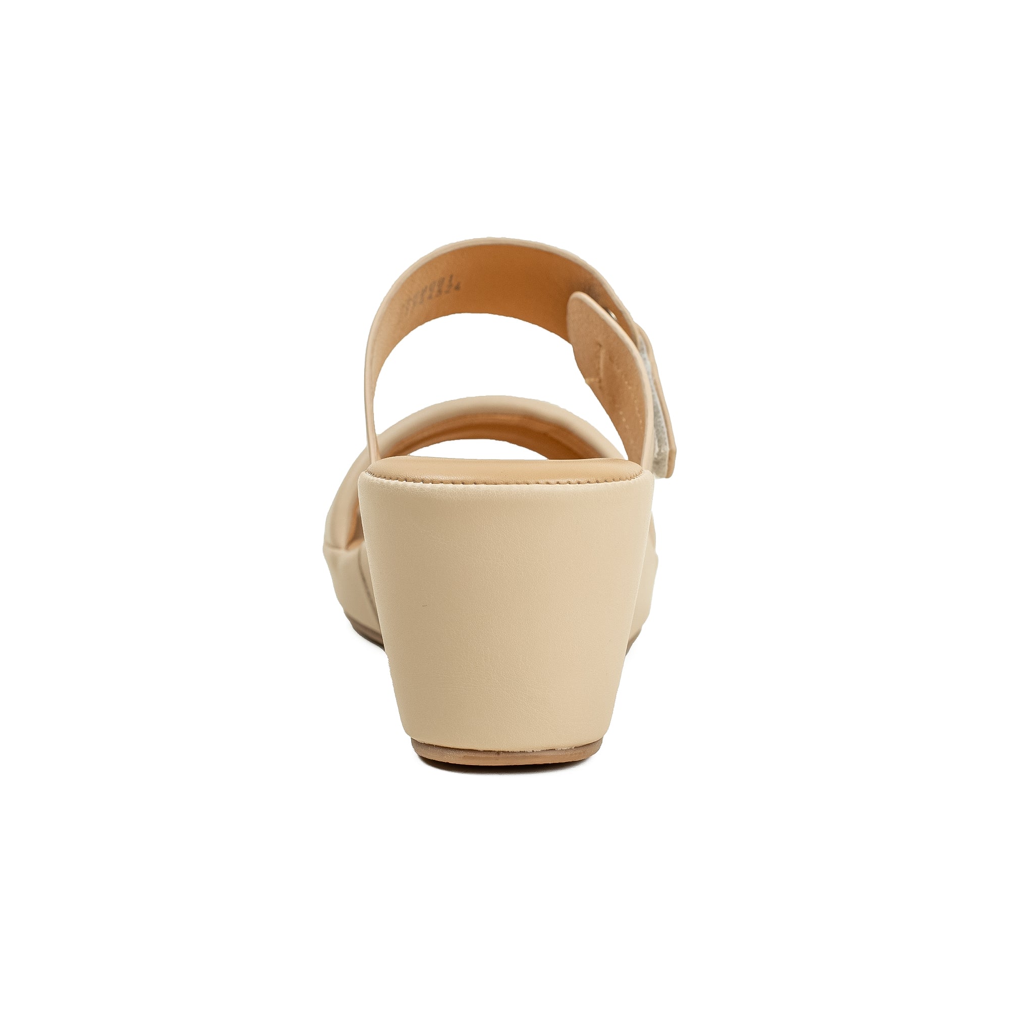 Vibrant Ladies’ Beige Wedge Heel Sandal – Dr. Vi Super Comfortable Fashion Sandal with PU Leather Upper & TPR Outsole