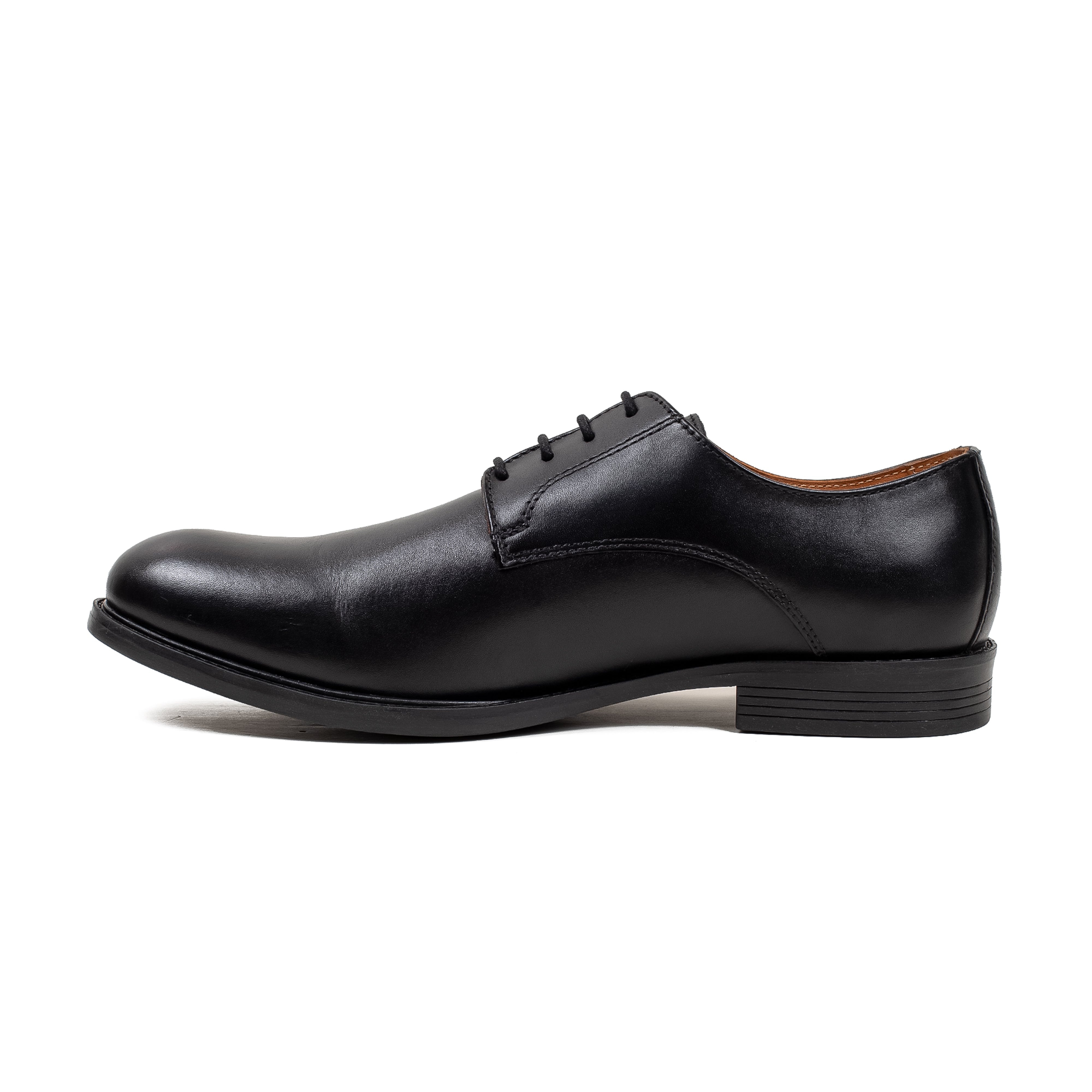 Men's Classic Black Leather Formal Shoes - Vibrant® Premium Derby