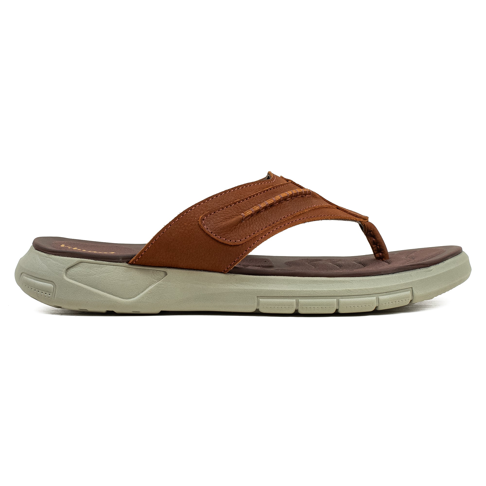 Vibrant Men's Nubuck Leather Sandal with Phylon Sole and Cushioned Insole - Ultimate Comfort and Durability