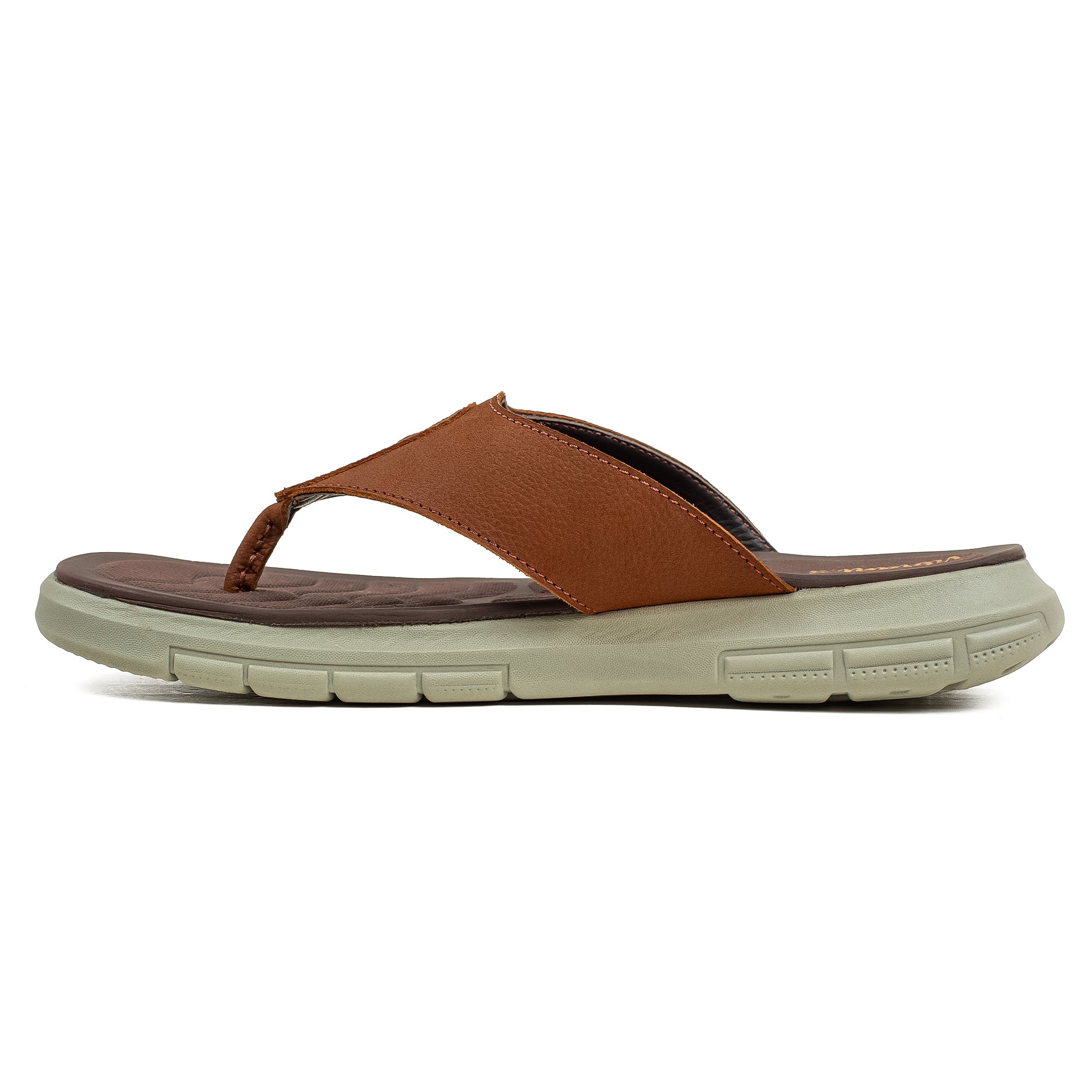 Vibrant Men's Nubuck Leather Sandal with Phylon Sole and Cushioned Insole - Ultimate Comfort and Durability