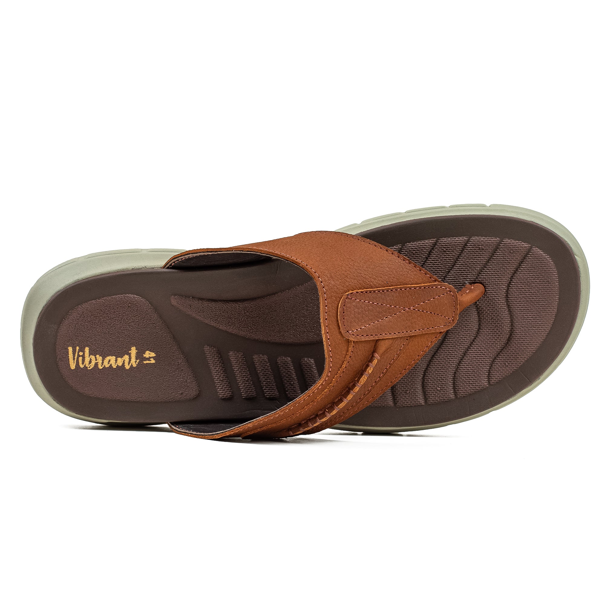 Vibrant Men's Nubuck Leather Sandal with Phylon Sole and Cushioned Insole - Ultimate Comfort and Durability