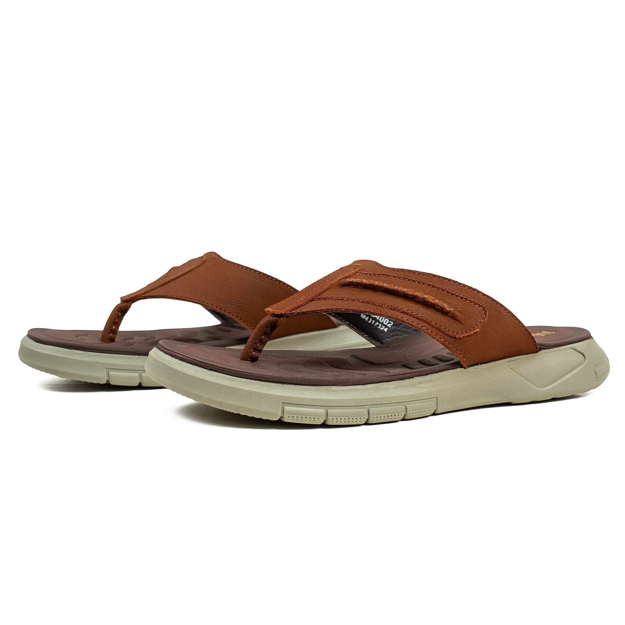 Vibrant Men's Nubuck Leather Sandal with Phylon Sole and Cushioned Insole - Ultimate Comfort and Durability