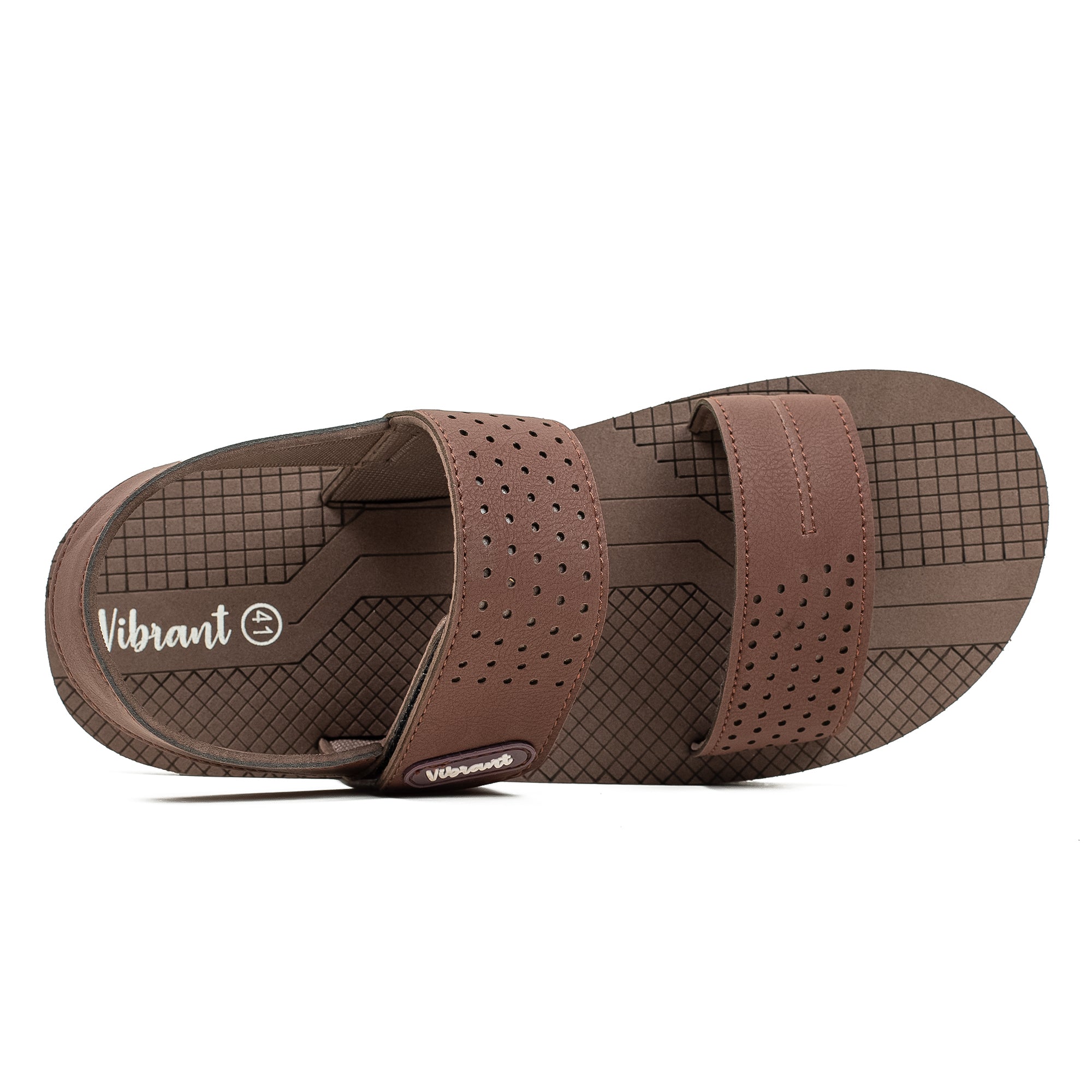 Men's Chocolate Washable Beach Sandal with Comfortable Grip and Durable Design