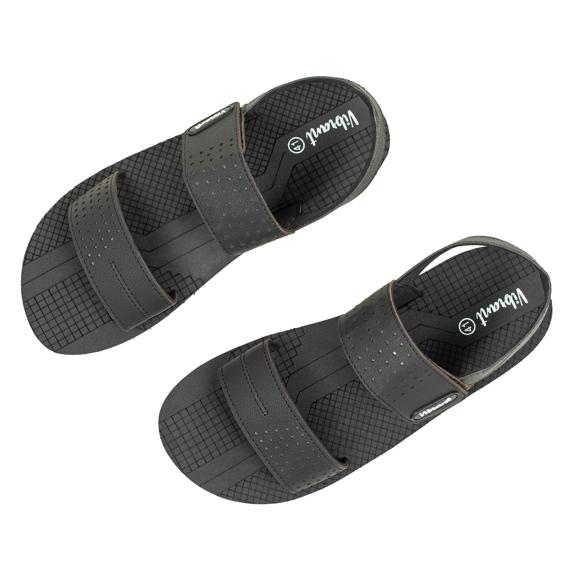 Men's Black Washable Beach Sandal with Comfortable Grip and Durable Design