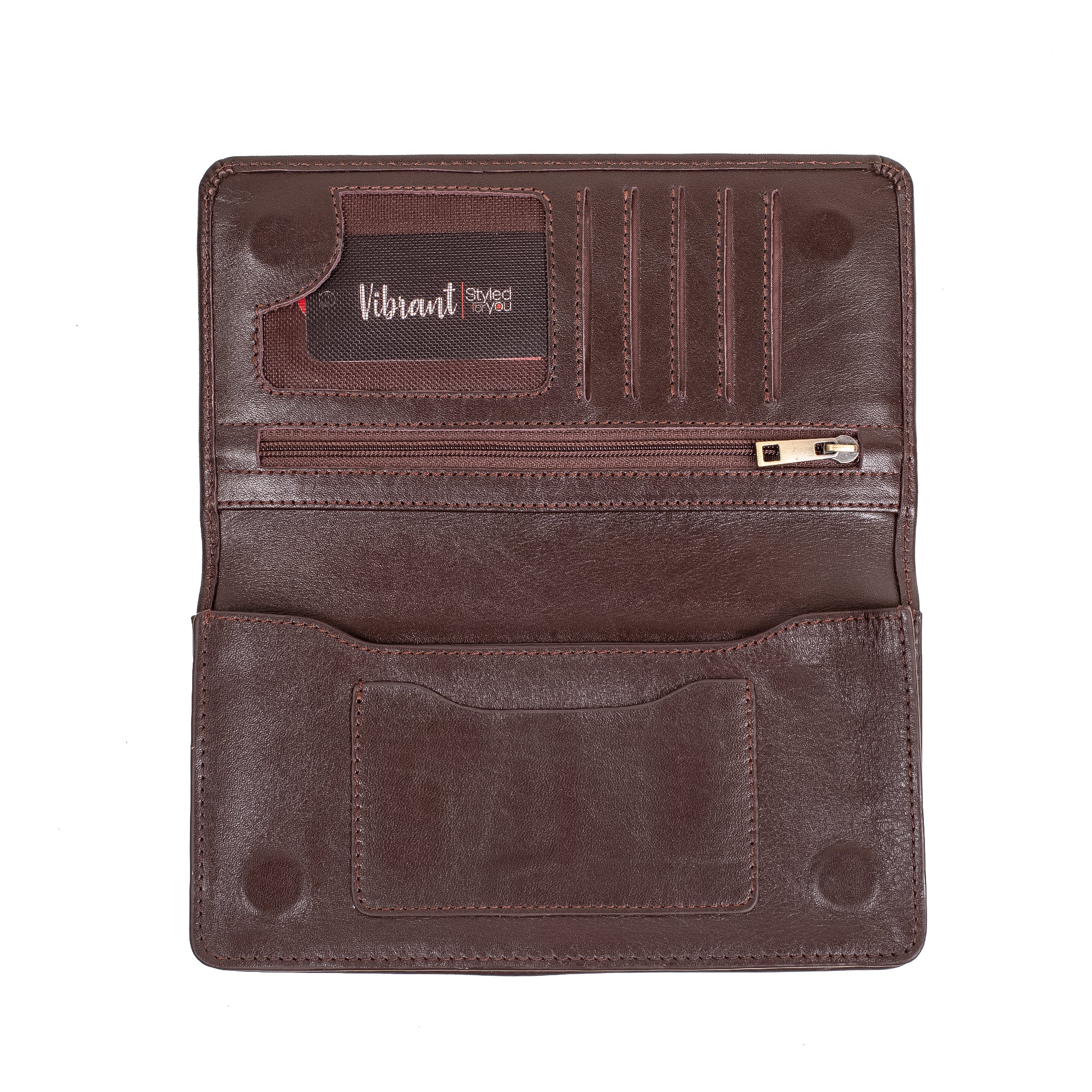 VIBRANT LEATHER MEN LONG WALLET