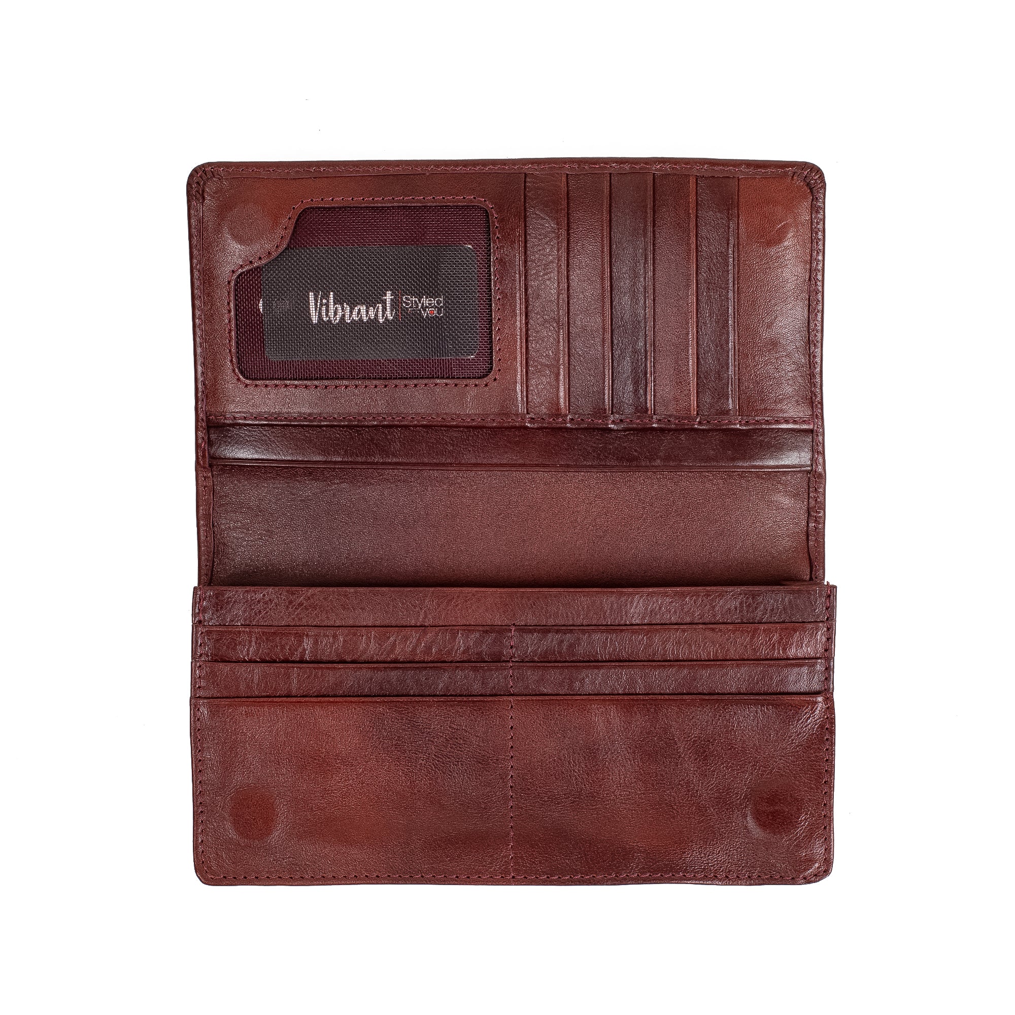 VIBRANT LEATHER MEN LONG WALLET