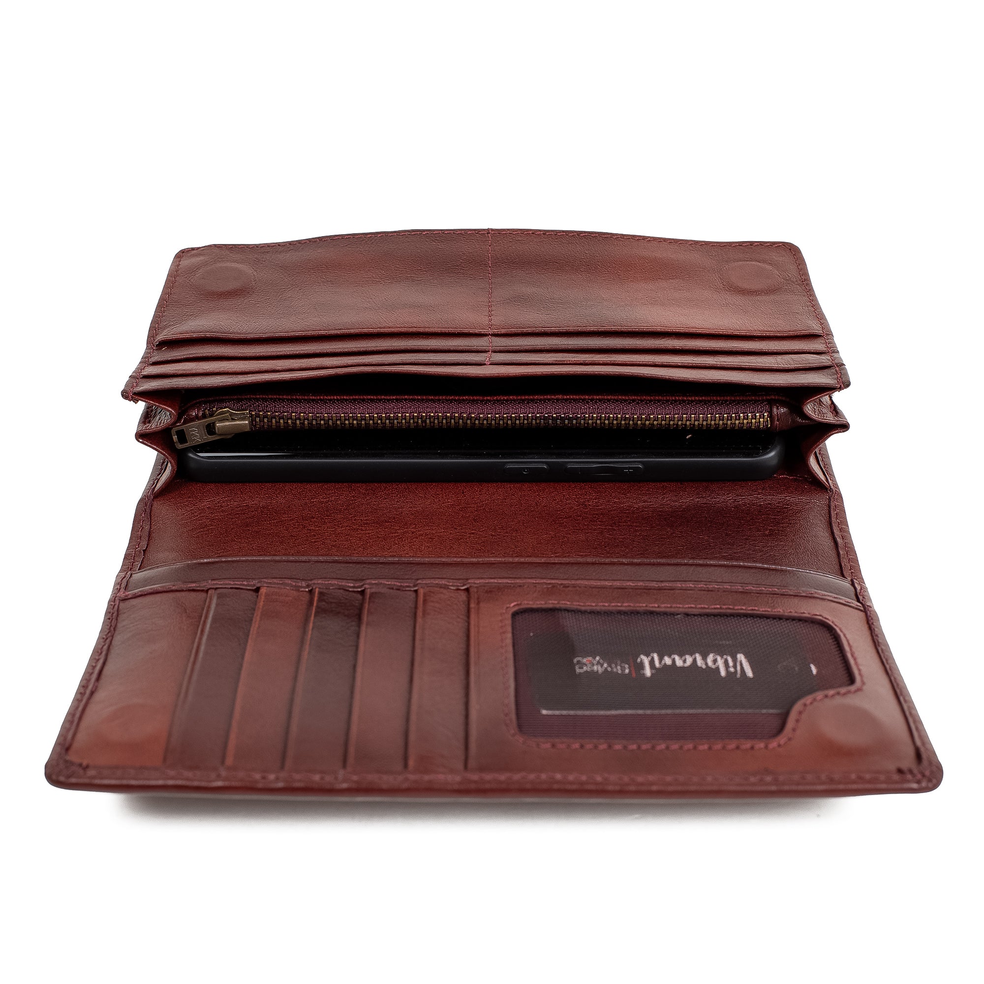 VIBRANT LEATHER MEN LONG WALLET