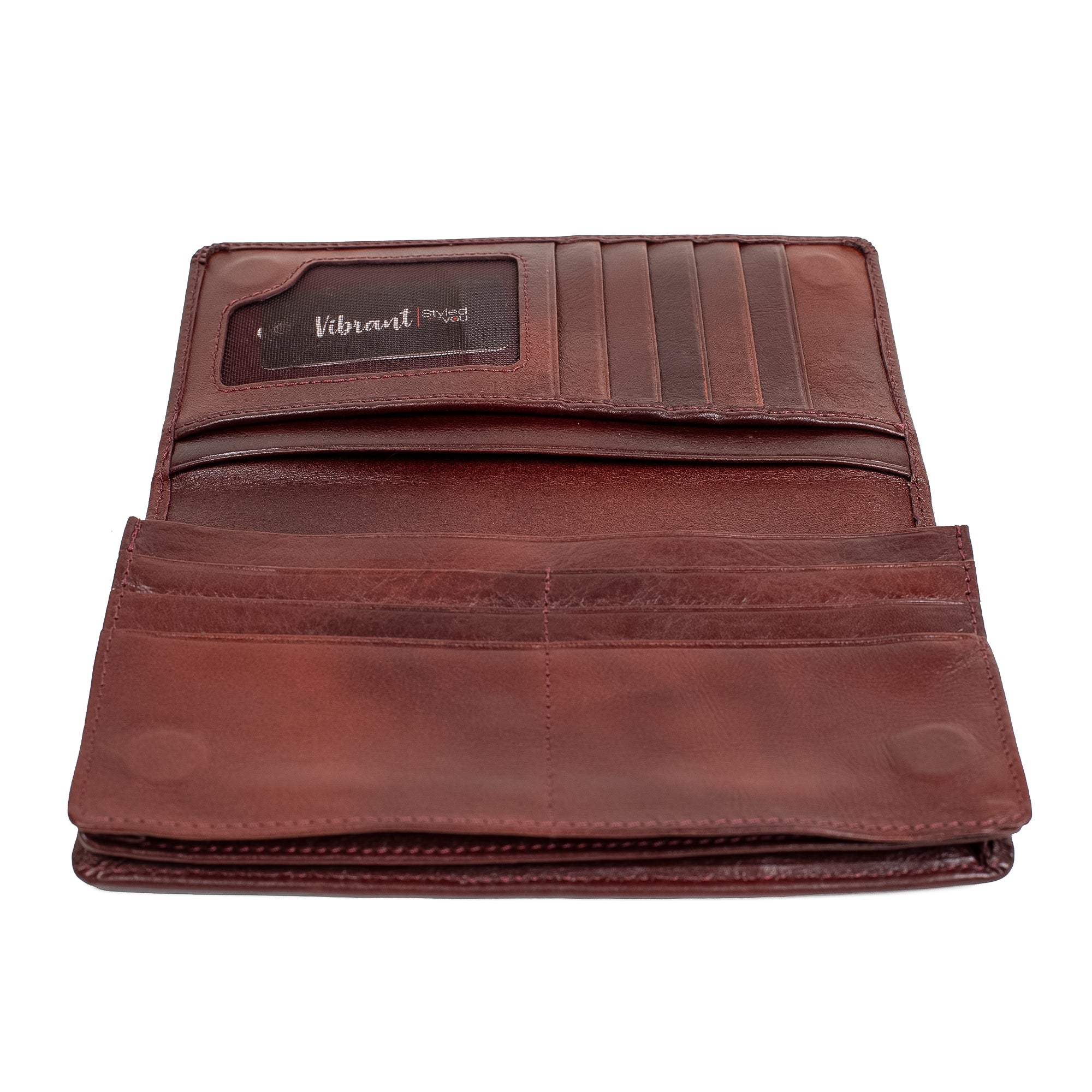 VIBRANT LEATHER MEN LONG WALLET