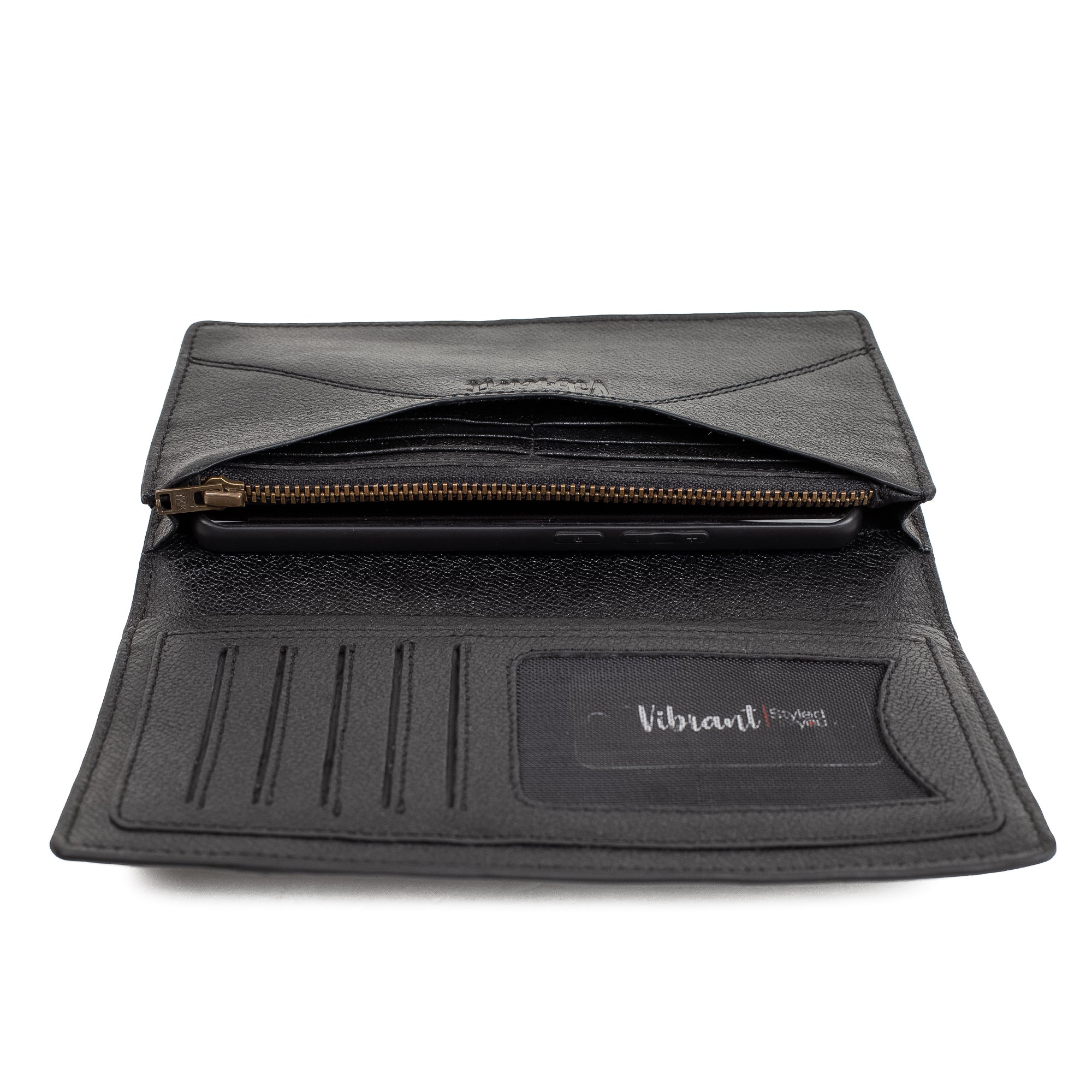 VIBRANT LEATHER MEN LONG WALLET