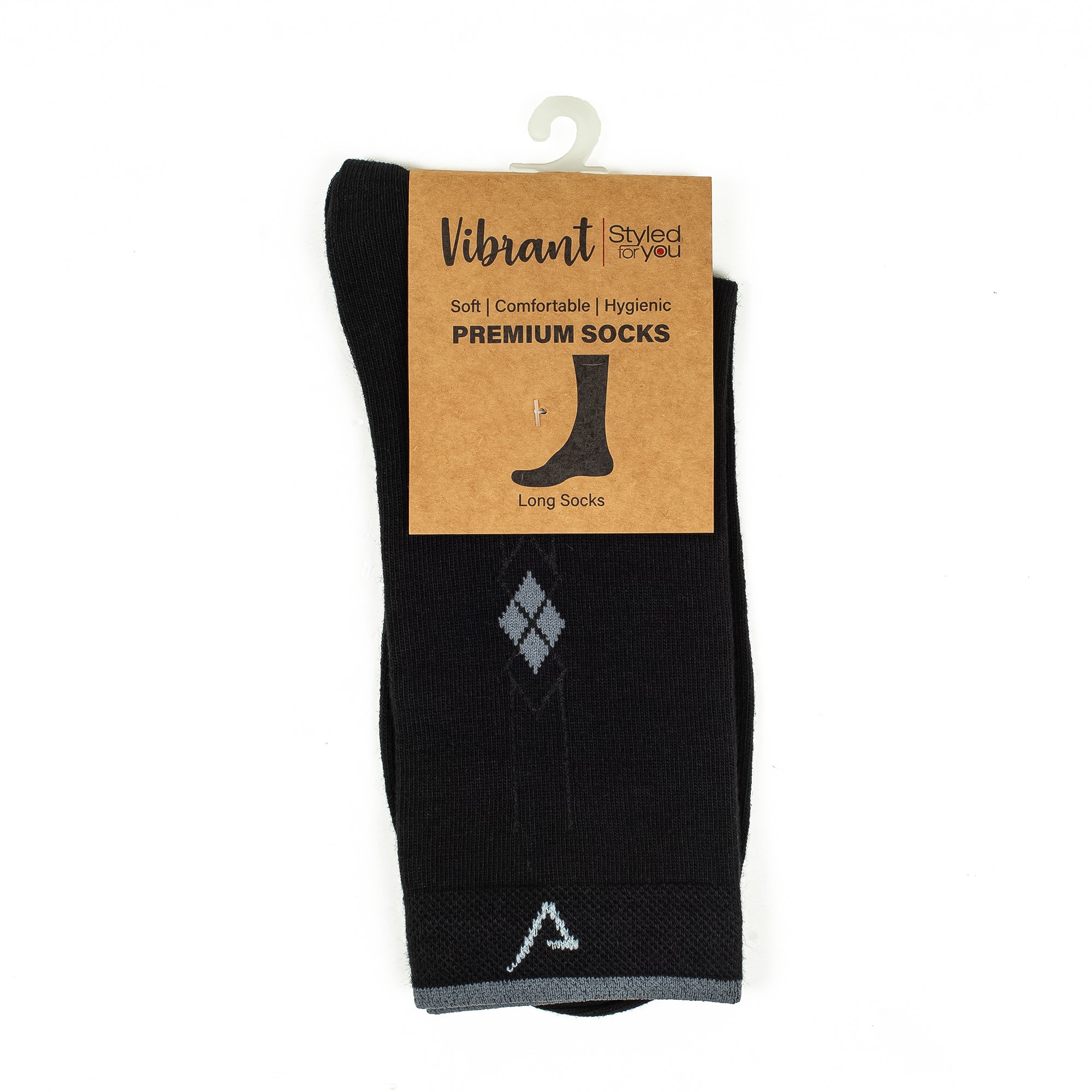 Men's Anti-Odor Hi-Cut Winter Socks | Vibrant® Cotton Mix with Spandex for Ultimate Comfort