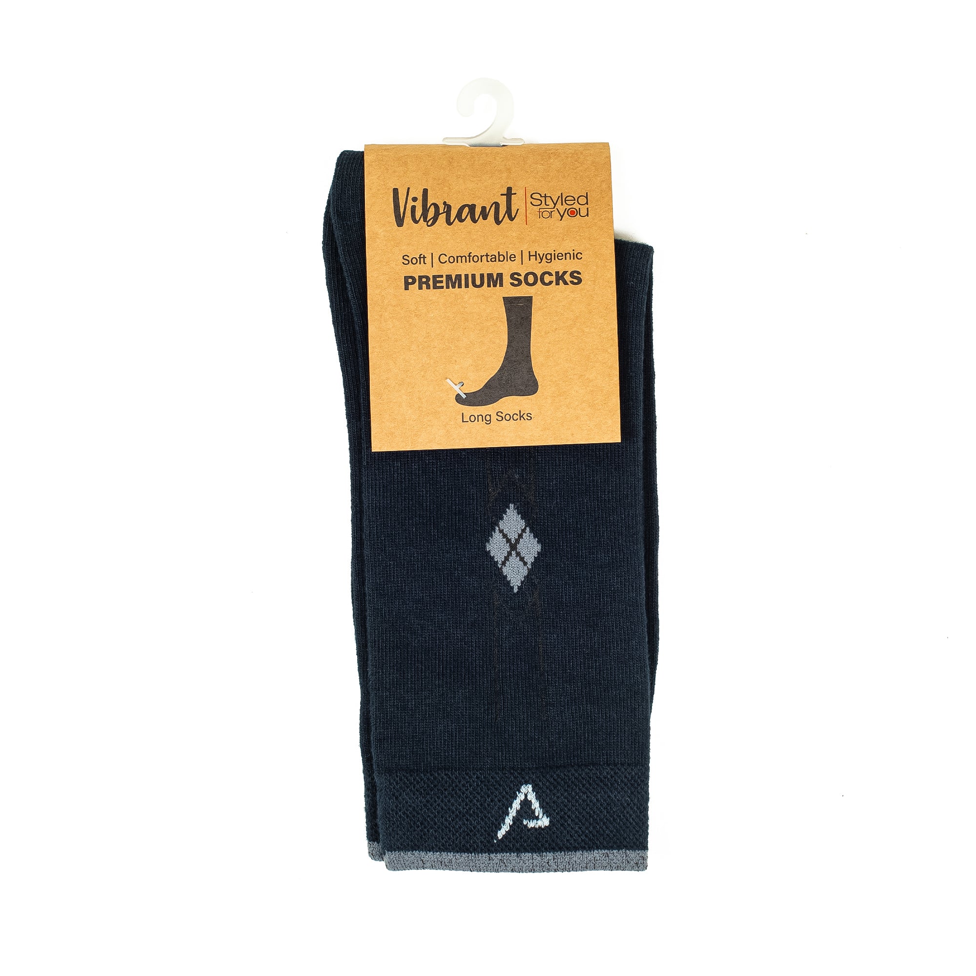 Men's Anti-Odor Hi-Cut Winter Socks | Vibrant® Cotton Mix with Spandex for Ultimate Comfort