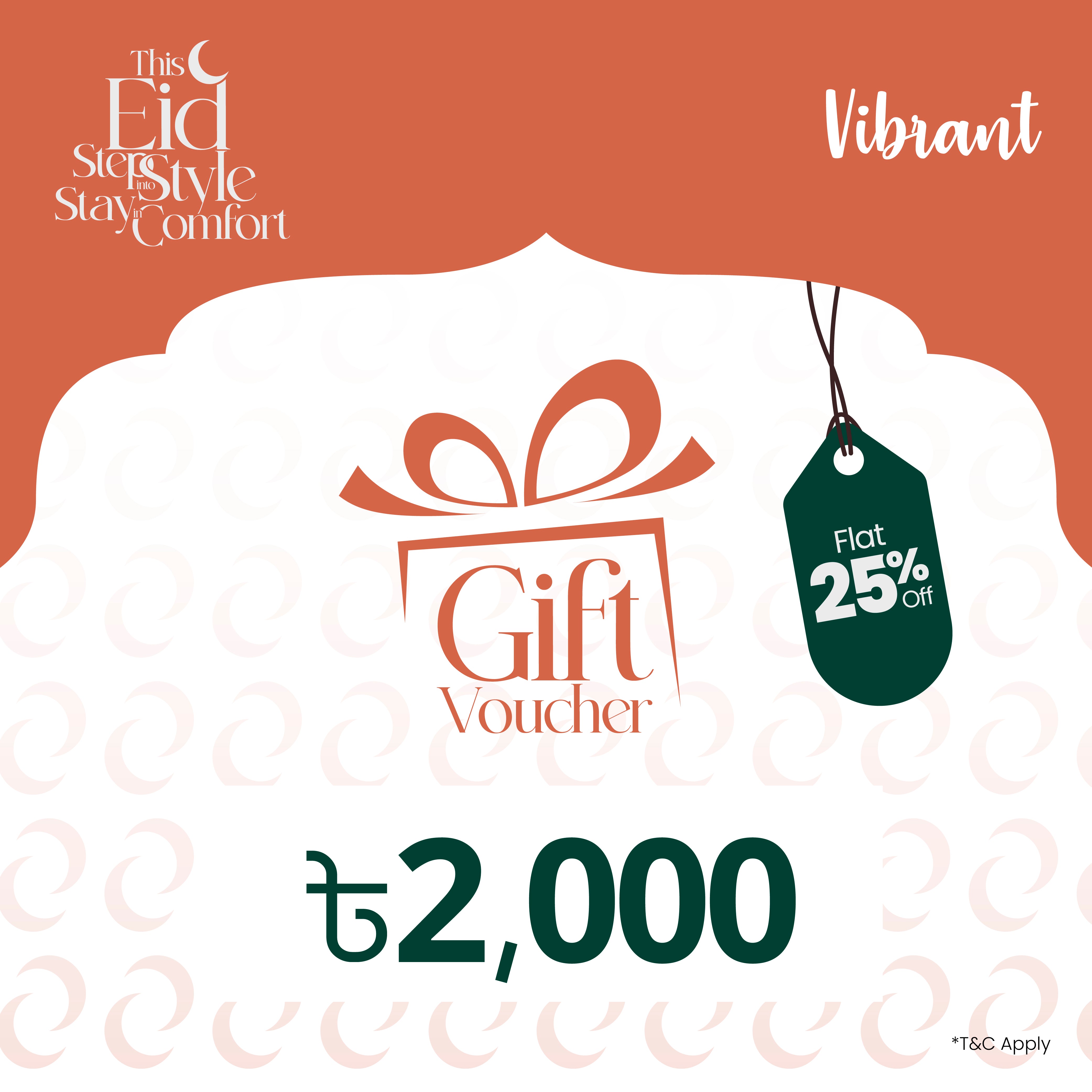 VIBRANT GIFT VOUCHER 2000